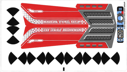 [P 8454stk01 (No Colour)] Sticker Sheet for Set 8454 - (47261/4205436)