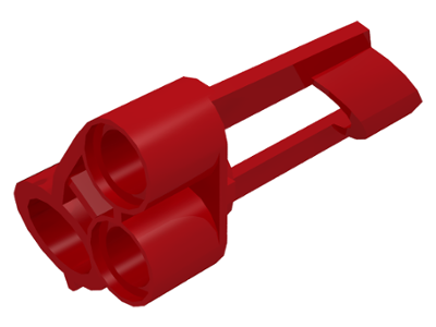[P 32527 (Red)] Technic, Panel Fairing # 5 Small Short, Large Hole, Side A