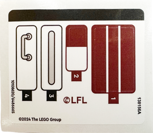 [P 75378stk01 (No Colour)] Sticker Sheet for Set 75378 - (10108620/6486665)