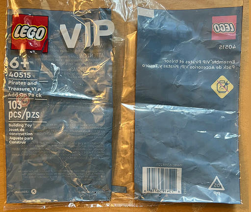 [S 40515-1 (No Colour)] Pirates and Treasure VIP Add On Pack polybag