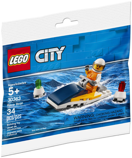 [S 30363-1 (No Colour)] Race Boat polybag