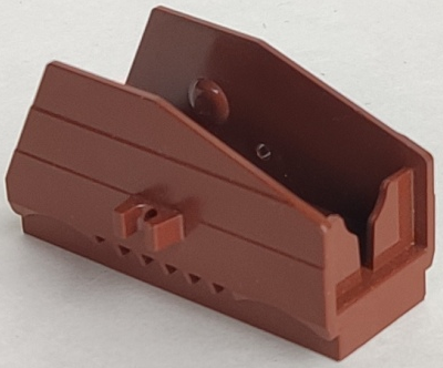 [P 48003 (Reddish Brown)] Projectile Launcher Part, Cannon Base 2 x 6 x 2 2/3 (4 Juniors Pirates)