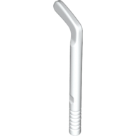 [P 64000 (White)] Minifigure, Utensil Hockey Stick, Round Shaft