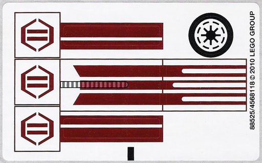 [P 8085stk01 (No Colour)] Sticker Sheet for Set 8085 - (88525/4568118)