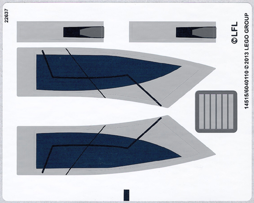 [P 75022stk01 (No Colour)] Sticker Sheet for Set 75022 - (14515/6040110)