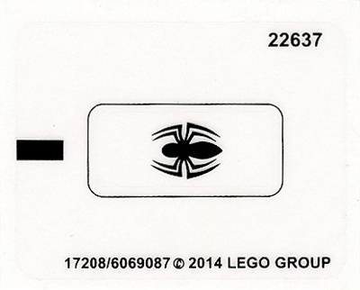 [P 76014stk01 (No Colour)] Sticker Sheet for Set 76014 - (17208/6069087)