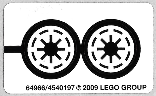 [P 8014stk01 (No Colour)] Sticker Sheet for Set 8014 - (64966/4540197)