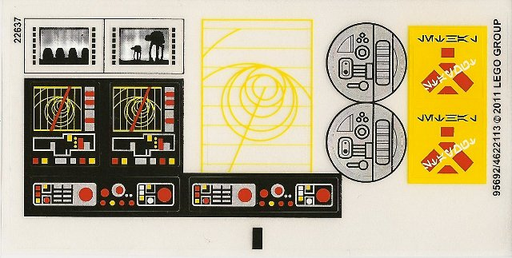 [P 7879stk01 (No Colour)] Sticker Sheet for Set 7879 - (95692/4622113)