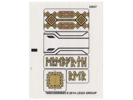 [P 79018stk01 (No Colour)] Sticker Sheet for Set 79018 - (18803/6089605)
