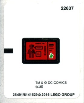 [P 76044stk01a (No Colour)] Sticker Sheet for Set 76044 - International Version - (25491/6141529)