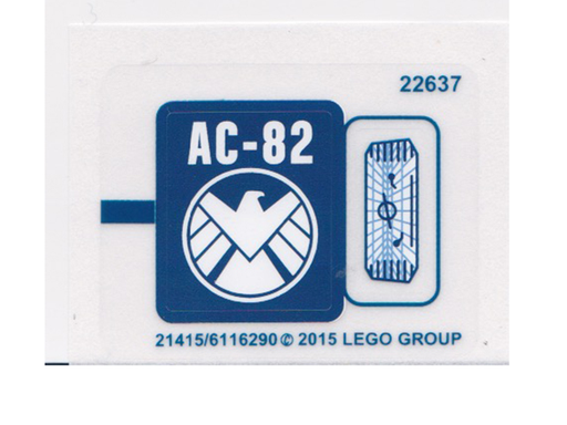 [P 76036stk01a (No Colour)] Sticker Sheet for Set 76036 - International Version - (21415/6116290)