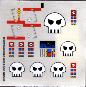 [P 10192stk01 (No Colour)] Sticker Sheet for Set 10192 - (10192/4528138)