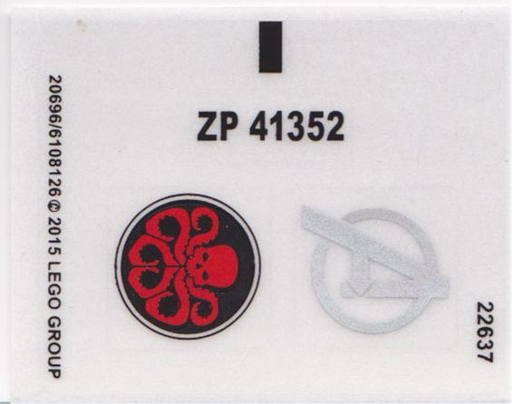 [P 76030stk01a (No Colour)] Sticker Sheet for Set 76030 - International Version - (20696/6108126)