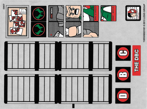 [P 76005stk01 (No Colour)] Sticker Sheet for Set 76005 - (13053/6023181)