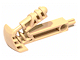 [P 32560 (Tan)] Bionicle Foot Wedge 3 x 7 x 3