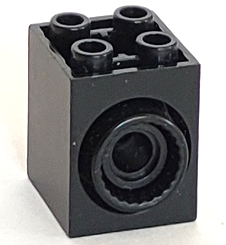 [P 41533 (Black)] Turntable 2 x 2 x 2 Side Facing Locking