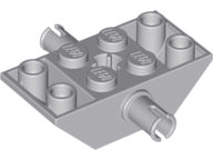 [P 30390 (Light Bluish Gray)] Slope, Inverted 45 4 x 2 Double with Pins