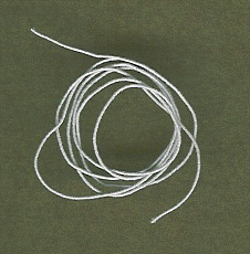 [P bb0298 (White)] String, Elastic (Undetermined Length)