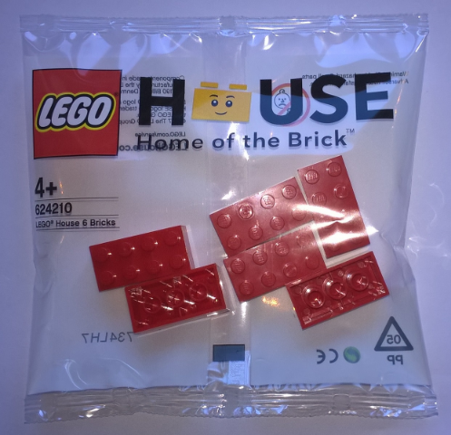 [S 624210-1 (No Colour)] LEGO House 6 Bricks polybag