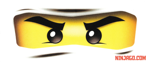 [G 131T0 (No Colour)] Sticker Sheet, NINJAGO Eyes, NINJAGO.COM - Club Magazine