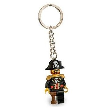 [G 852544 (No Colour)] Pirate Captain Brickbeard Key Chain