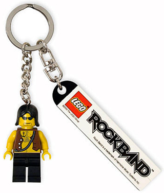 [G 852889 (No Colour)] Rock Band Promo Key Chain Minifigure 1