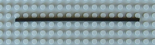 [P 75c15 (Black)] Hose, Rigid 3mm D. 15L / 12cm