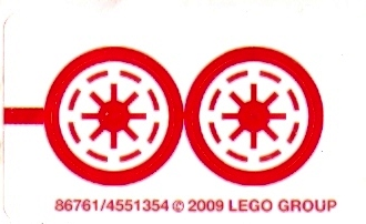 [P 8037stk01 (No Colour)] Sticker Sheet for Set 8037 - (86761/4551354)