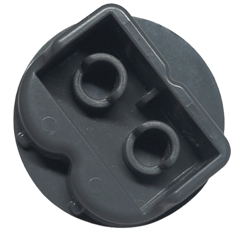 [P 48291 (Dark Bluish Gray)] Sports Minifigure Stand Hockey Shooter, Top