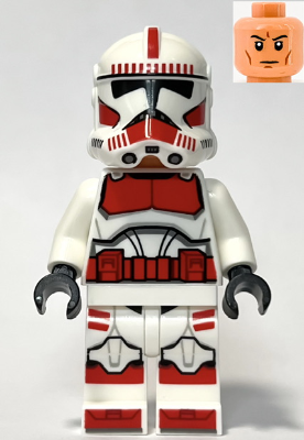 [M sw1305 (No Colour)] Clone Shock Trooper, Coruscant Guard (Phase 2) - Nougat Head