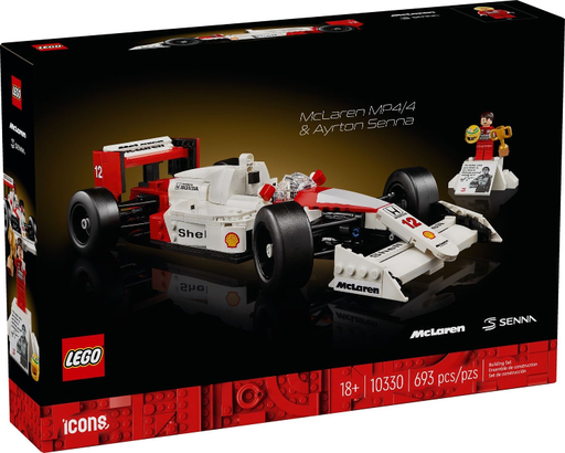[S 10330-1 (No Colour)] McLaren MP4/4 & Ayrton Senna