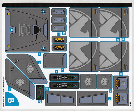 [P 76248stk02 (No Colour)] Sticker Sheet for Set 76248, Sheet 2 - (10101780/6421928)