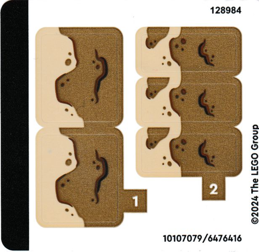 [P 76280stk01 (No Colour)] Sticker Sheet for Set 76280 - (10107079/6476416)