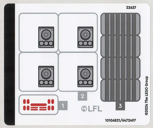 [P 75387stk01 (No Colour)] Sticker Sheet for Set 75387 - (10106821/6472497)