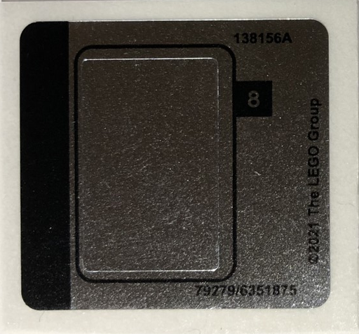 [P 10291stk03 (No Colour)] Sticker Sheet for Set 10291, Sheet 3, Mirrored - (79279/6351875)