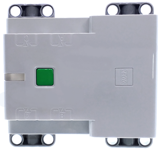 [P bb1277c01 (Light Bluish Gray)] Electric Battery Box Powered Up Bluetooth Hub with Dark Bluish Gray Bottom - Screw Opening