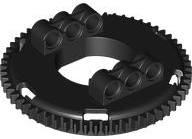 [P 88738 (Black)] Technic Turntable 60 Tooth Straight, Top