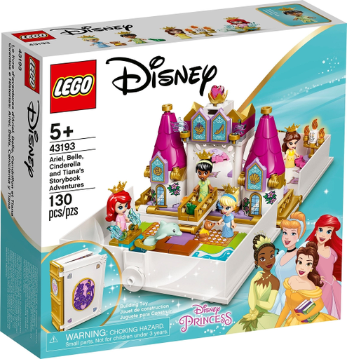 [S 43193-1 (No Colour)] Ariel, Belle, Cinderella and Tiana's Storybook Adventures