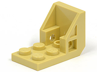 [P 4598 (Tan)] Bracket 3 x 2 - 2 x 2 Inverted (Space Seat)