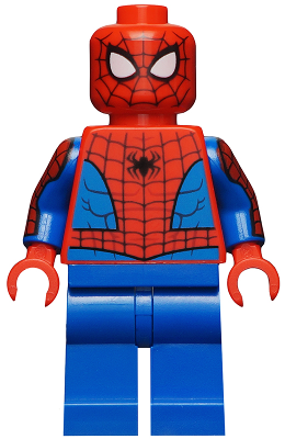 [M sh0684 (No Colour)] Spider-Man - Printed Blue Arms, Plain Legs