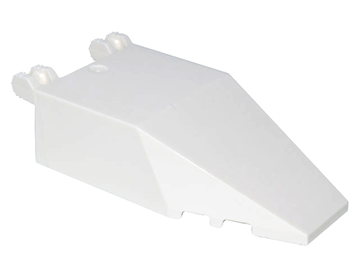 [P 30372 (White)] Windscreen 7 x 4 x 1 2/3 with Locking Dual 2 Fingers