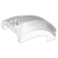 [P 18729 (Trans-Clear)] Windscreen 10 x 6 x 4 Curved