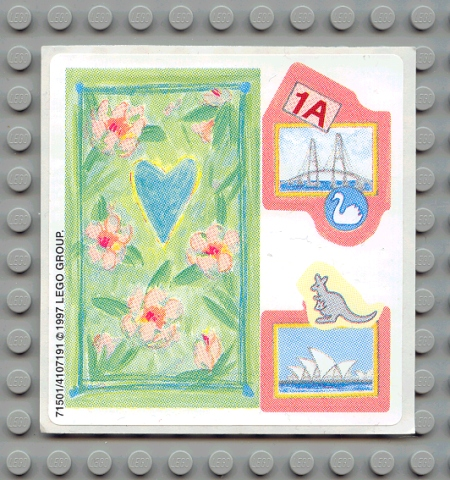 [P 3200stk01 (No Colour)] Sticker Sheet for Set 3200, Sheet 1 - (71501/4107191)