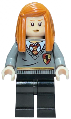 [M hp114 (No Colour)] Ginny Weasley - Gryffindor Stripe and Shield Torso, Black Legs